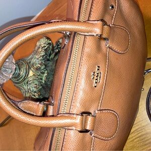 Coach F36624 Mini Bennett Satchel in Crossgrain Leather (Tan/Brown)